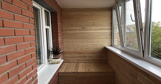 Отделка, остекление, утепление балконов в Видном от 207 руб. м/2.