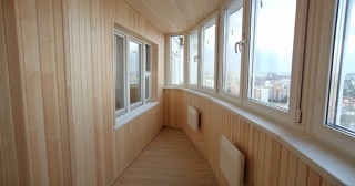 Отделка, остекление, утепление балконов в Видном от 207 руб. м/2.